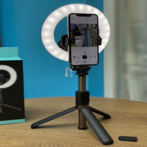 Bluetooth Selfie Stick Tripod With 5 LED Ring Fill Light L07-@-online-Skyle.lk-2