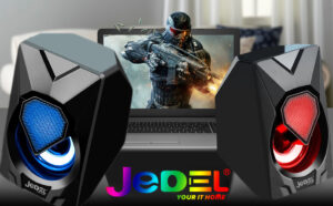 JEDEL RGB Colorful Lighting Computer Speakers S-502