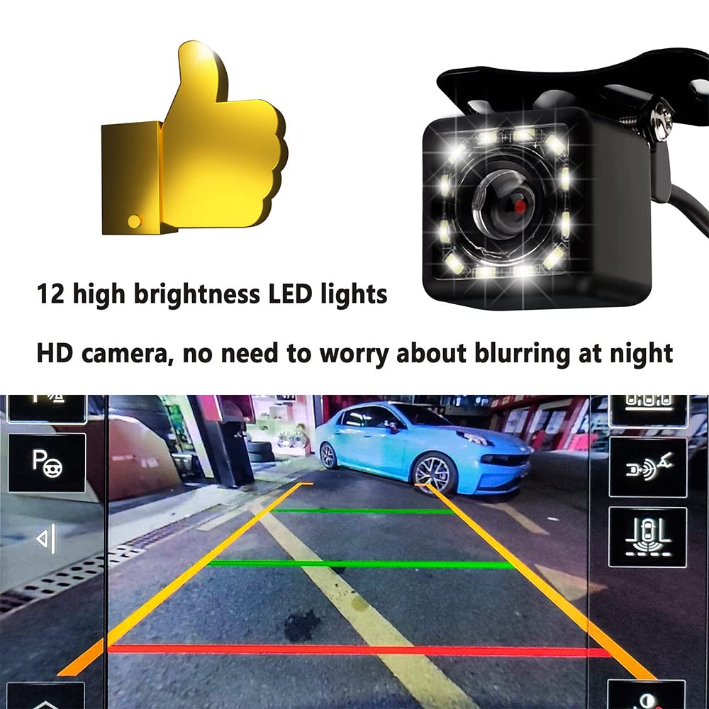 LED Car Reverse Camera Parking Rear View LED Sensor -4 LED Car Reverse Camera Parking Rear View LED Sensor -4