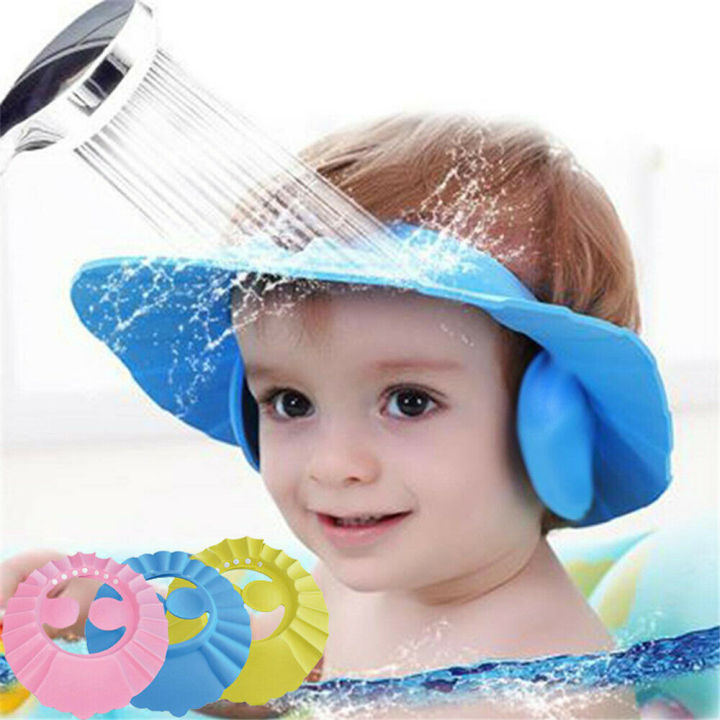 Soft Adjustable Bath Cap for ToddlerBabyKidsSoft & Flexible Material -2