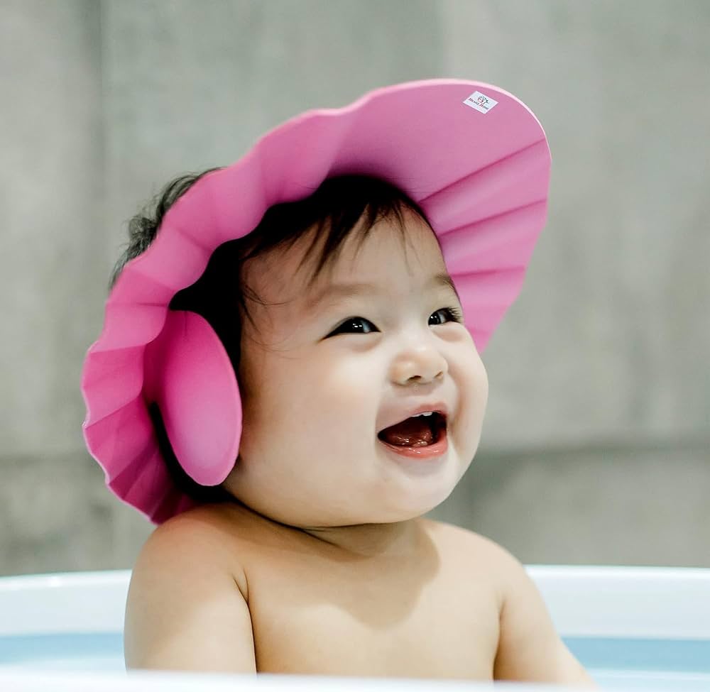 Soft Adjustable Bath Cap for ToddlerBabyKidsSoft & Flexible Material-3