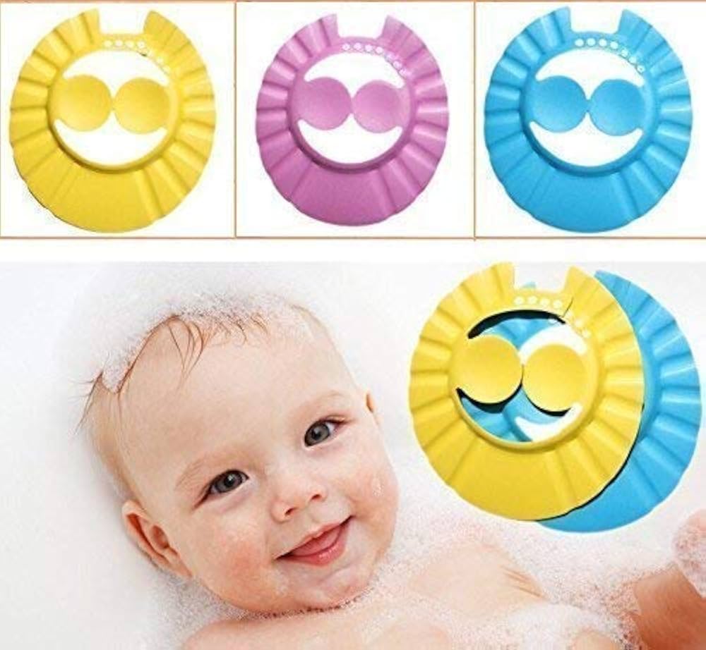 Soft Adjustable Bath Cap for ToddlerBabyKidsSoft & Flexible Material-4